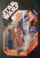 Star Wars 30th Anniversary Saga Legends Obi-Wan Kenobi Figure New MOC Coin