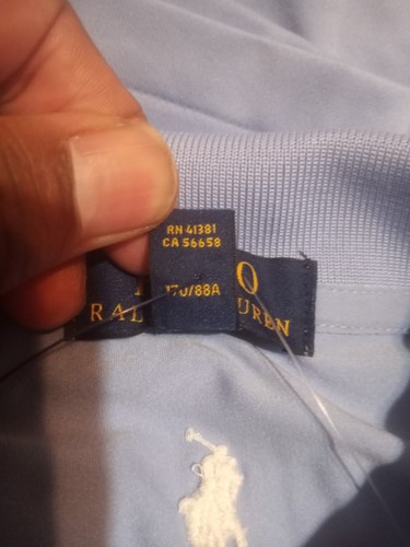 NWT Polo Golf Ralph Lauren Blue Polo Shirt Youth Boys Sz XL 18-20 - Picture 10 of 13