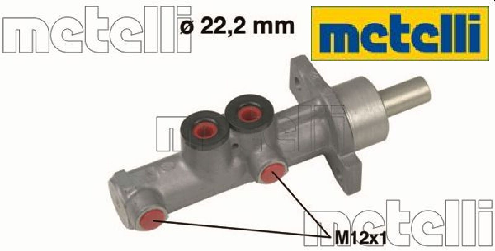 metelli 05-0597 Hauptbremszylinder Bremszylinder für Citroen für Peugeot