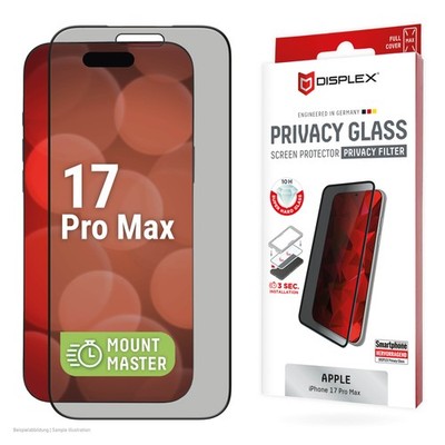 Blickschutzglas für iPhone 17 Pro Max | 10H Privacy