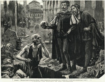 Hamlet by William Shakespeare Historic Old Photo