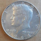 1964 D 90% Silver Kennedy Half Dollar Actual coin pictured [#101D]