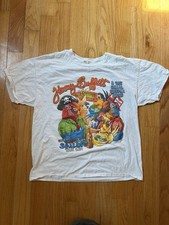 Fruit of the Loom Men's XL White Jimmy Buffett Coral