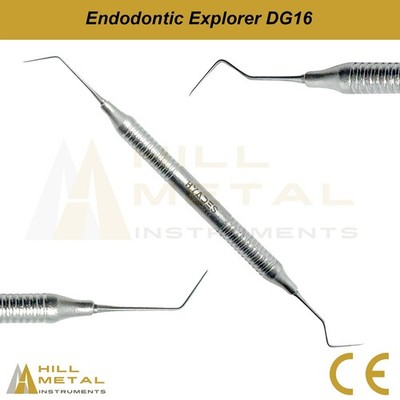 Dental DG16 Endodontic Explorer Root Canal Locating Dentistry Lab Instruments CE