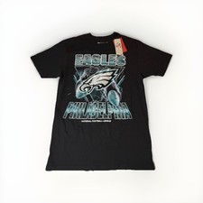 NWT Mitchell & Ness Philadelphia Eagles Black Graphic T Shirt Men’s Medium NFL