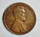 1949 S Lincoln Obverse Wheat Ears Reverse 1 Cent Circulated Coin 7525*