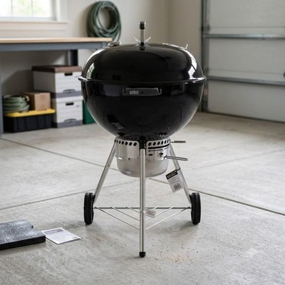 [SALE] Weber Original Kettle Premium 22-in W Black Kettle Charcoal Grill - Black