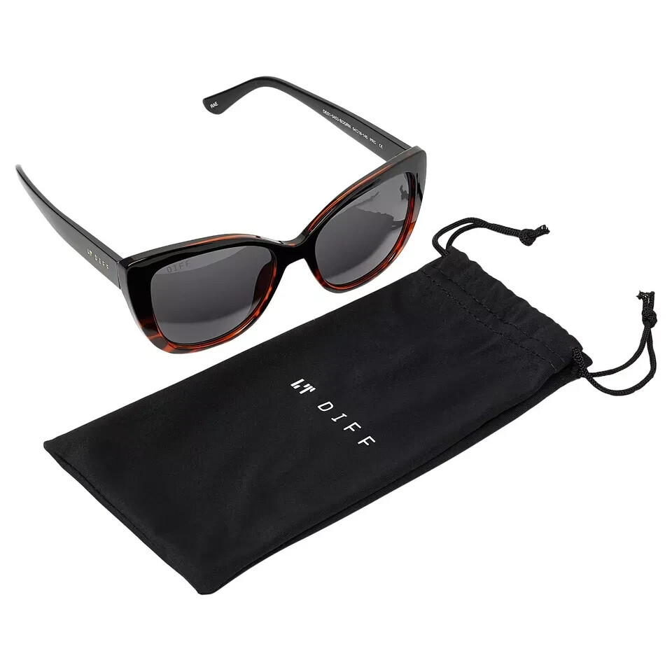 Diff Eyewear Rae Cat-Eye Sunglasses Pic Color With Pouch | eBay display picture 2