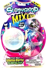 1 Horizon Group USA SlimyGloop Mix Ems Ready Made Llama Party Just Mix & Play