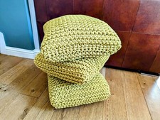 Habitat Chunky Knitted Cushion / Footstool