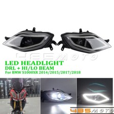 E4 LED Headlight High/Low Beam DRL Assembly Fit For BMW S1000XR 2014-2018 E-mark