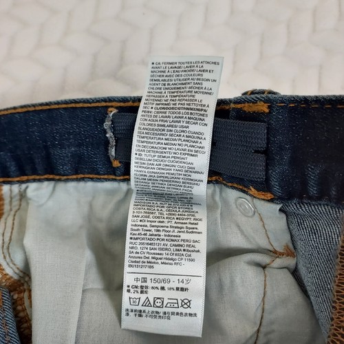 Old Navy Boot-Cut Size 14 Cotton Blend Blue Denim Boys Jeans School Travel NWT - Picture 5 of 10