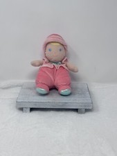 Baby Starters Pink MY FIRST DOLL 8 Rattle Plush Stuffed Toy