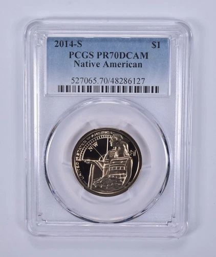 2014-S Native American Dollar Proof — photo from the most recent tracked eBay sale