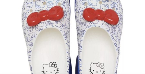 Crocs Jibbitz X Sanrio Hello Kitty 1 Pair Big size Red Ribbon—CLOGS NOT INCLUDED - Picture 4 of 4