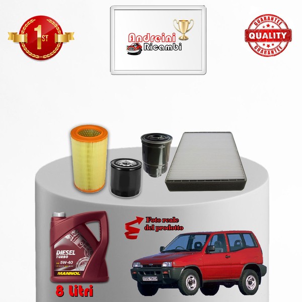 Inspektionskit Filter Und ÖL Ford Maverick 2.7 Turbo Diesel 74KW 100CV 1993->-image