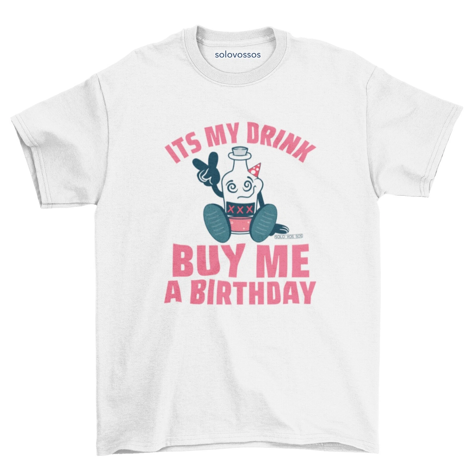 Camisetas de cuello redondo de Cumpleaños para De hombre