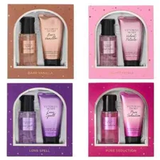 VICTORIAS SECRET 2 PIECE GIFT SET FRAGRANCE MIST AND LOTION U Pick New Free Ship