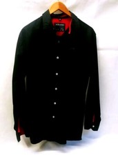 Jack Jones Men's Button Down 100 Cotton Shirt Size XL Black