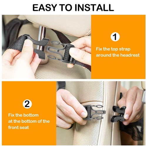 Car Storage Organizer 2 PCSCar Backseat Organizer for Kids Durable Waterproof... - Picture 5 of 7