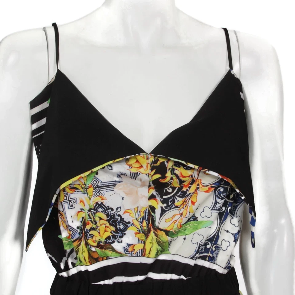 Mono mameluco CLOVER CANYON floral mezcla geométrica sin mangas talla XS/217 Foto 2 de 4