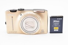 Nikon Digital Camera COOLPIX S Series S8100 Gold 10x 12.1MP Digital Camera