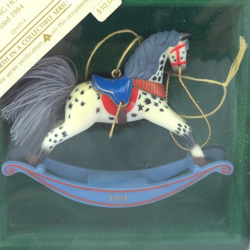 HALLMARK Appaloosa Ornament Rocking Horse Christmas Leopard Appy w/ Box - Picture 3 of 6