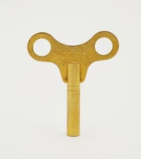 Clock Winding Key Brass NEW 2.75 mm Size Number 2 Fits Antique Vintage Clocks