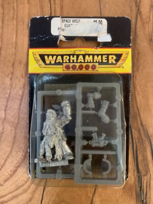 Warhammer 40k Space Marine Wolf Guard Sergeant mit Power Fist Blister Sealed