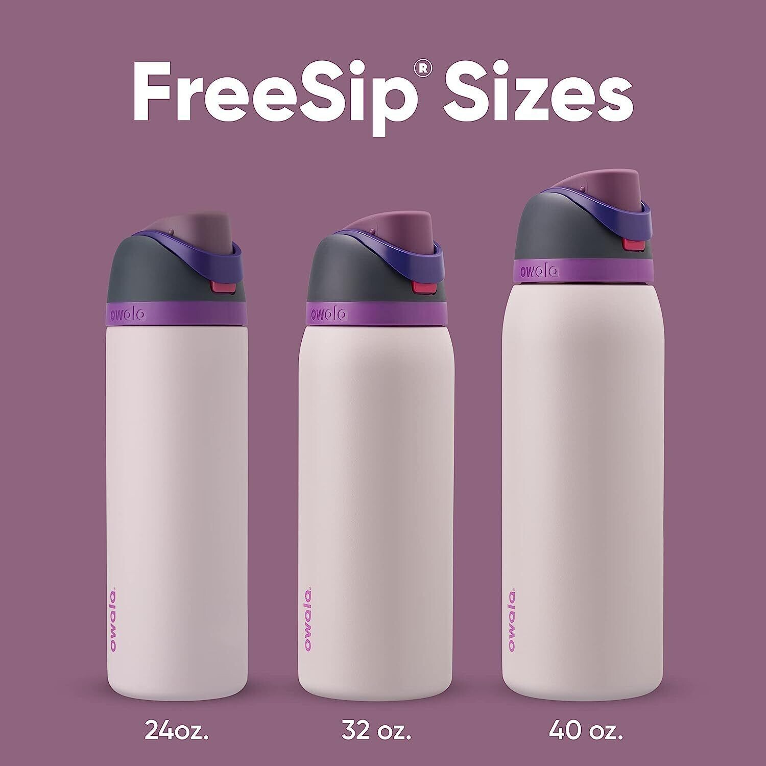 Owala Freesip Insulated Stainless Steel Water Bottle with Straw for Sports and T