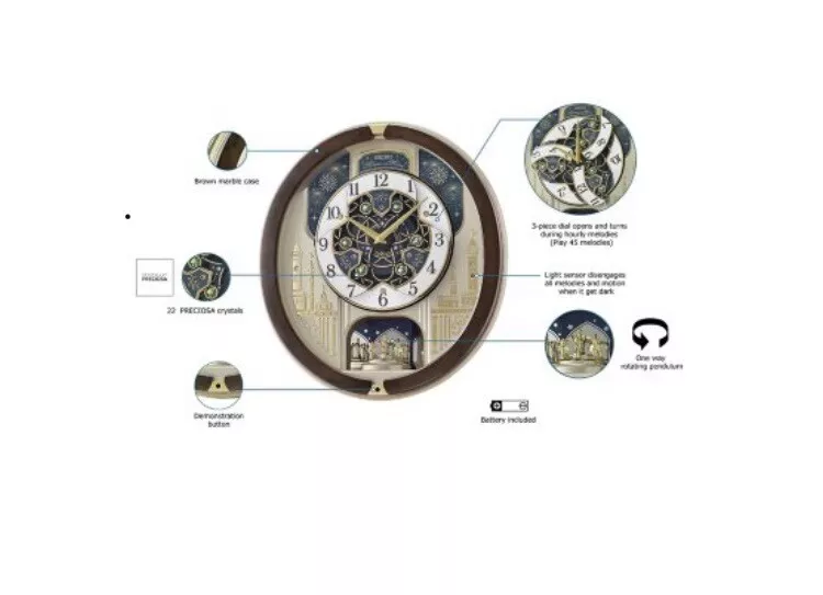 Seiko melodies hot sale in motion clock