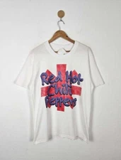 New Red Hot Chili Peppers Logo All Size White T-Shirt