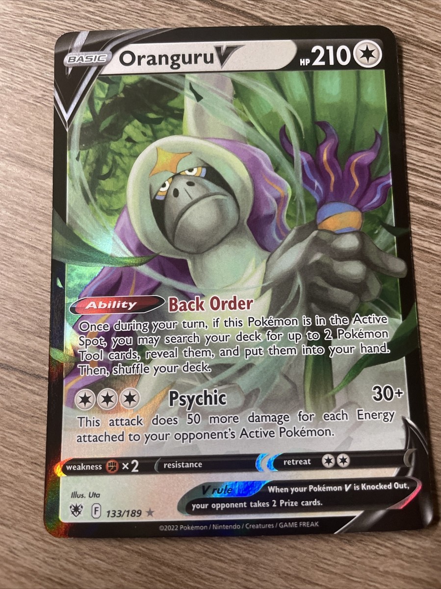 basic oranguru pokemon card Astral Radiance New you may draw cards until you have 3 cards in your hand Pokemon Trading Card Game Sun