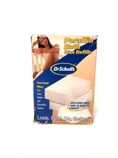Dr Scholls 2 Pound WAX REFILLS for PARAFFIN BATH w/ 30 Plastic Liners Scented