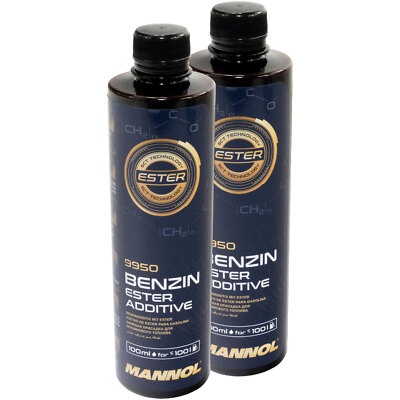 Benzin Kraftstoff System Reiniger 2x 450 ml Ester Additiv Mannol 9950 Auto PKW