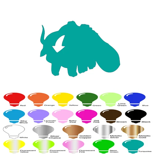 Appa Flying Bison shadow Avatar for Macbook Air Pro Laptop Tablet Decal Sticker - Image 3 of 4