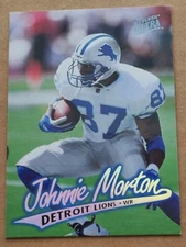 1997 Fleer Ultra Johnnie Morton Detroit Lions #132