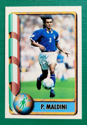 1998 Navarrete France World Cup FIFA Ax Sticker #319 PAOLO MALDINI