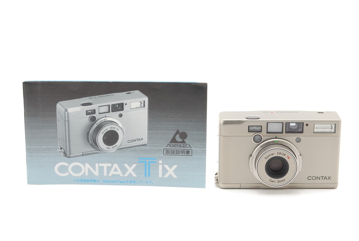 ■ 美品 ■ コンタックス　CONTAX Tix 28mm F2.8 Top MINT] Contax Tix Carl Zeiss 28mm f/2.8 Point＆Shoot APS