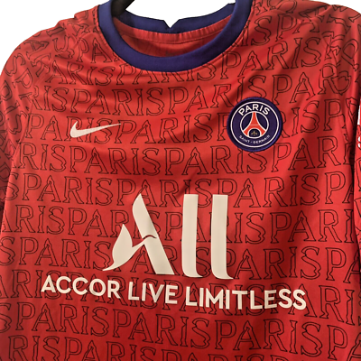 Paris Saint-Germain Jersey Shirt Nike Dri Fit Accor Live Limitless