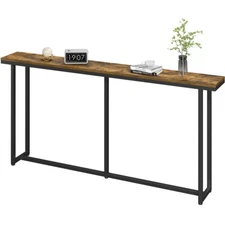 63 '' Narrow Long Console Table Behind Couch Table for Living Room Hallway Entry