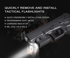 Rechargeable pistol light 800 Lumens Tactical Light Pistol rail light
