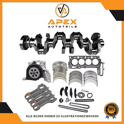 BMW X1 X3 X5 SERIE N47 2.0 DIESEL N47D20 KURBELWELLE MIT MOTOR UMBAU SATZ NEU