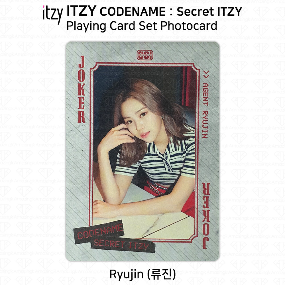 ITZY CSI Code Name Secret ITZY Playing Card Cube Puzzle Square