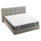 Topper Coprimaterasso Trapuntato Spessore 3 cm Fascie Elastiche Varie Misure