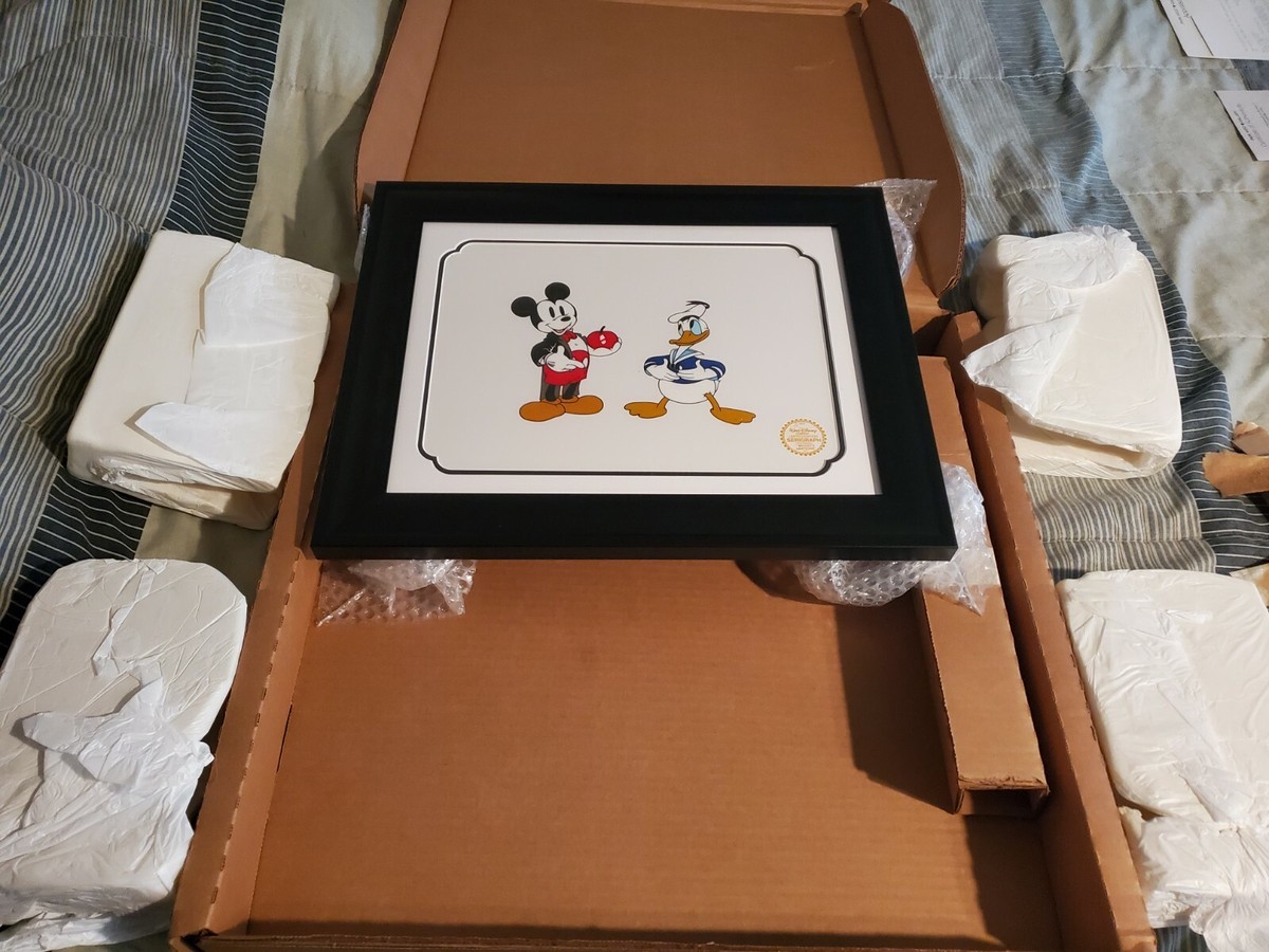 Disney Animation 1937 L/E Sericel (Mickey`s Amateur's) Framed