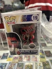 Funko Pop WWE Wolfpac Sting #19 Signed with nWo Belt!! Rare!! Jsa