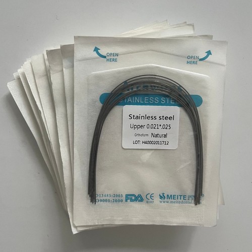 20 Confezioni Fili Arco Ortodonzia Dentale Acciaio Inox Forma Naturale Rettangolare - Foto 5 di 10