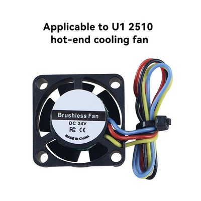 3D Printer Hot-side Cooling Fan 2510 24V Dual-Ball Cooling Fan for SnapmakerU1