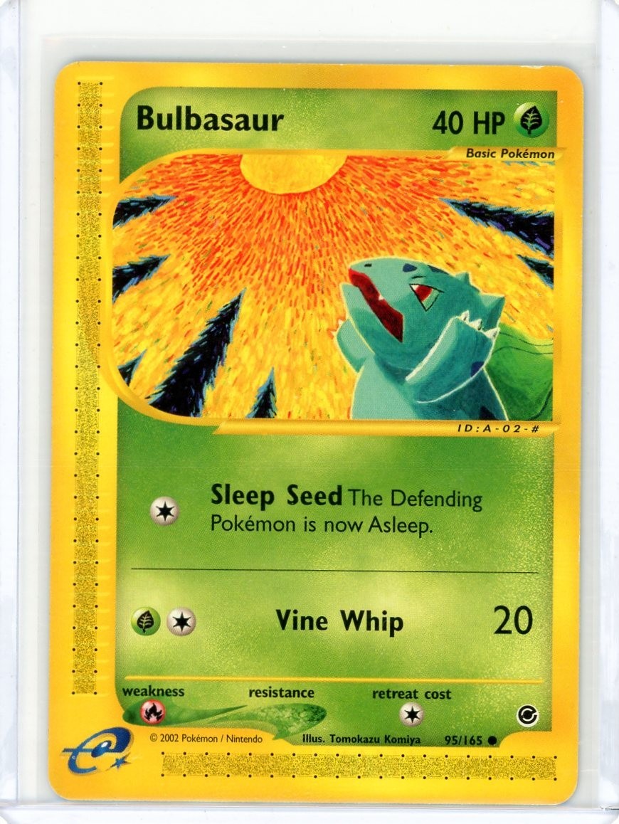 Pokemon Bulbasaur 095/165 Expedition Regular Common English 2002